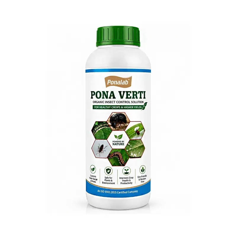 PONALAB 1 L Pona Verti Liquid Bio-Insecticide Verticillium Lecanii (1 x 10^8 CFU/ml) Entomopathogenic Fungus for Organic Farming
