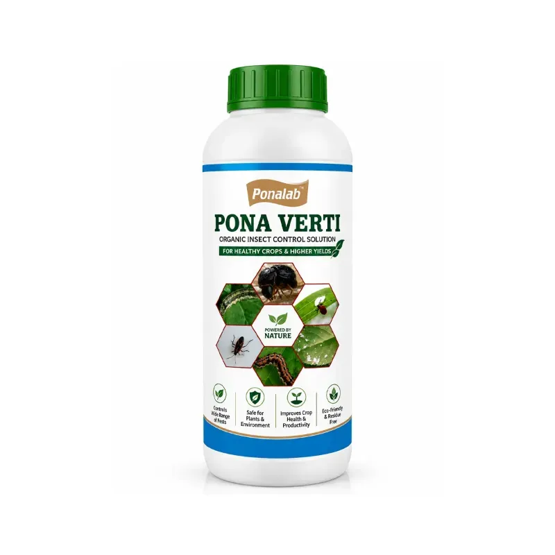 PONALAB Pona Verti Bio-Insecticide 500 ml Liquid Verticillium Lecanii (1 x 10^8 CFU/ml) for Sucking Pest Control, Organic Farming