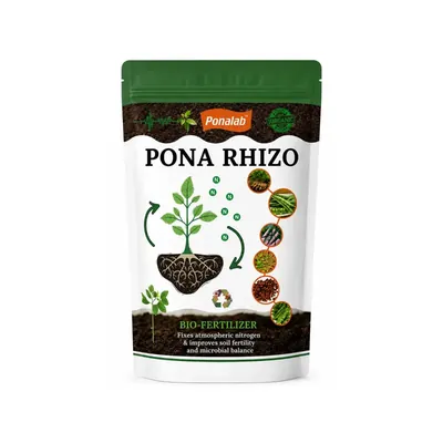 PONALAB PONARHIZO Powder (5 kg), Rhizobium spp. 5 x 10⁷ CFU/g Symbiotic Nitrogen-Fixing Bio-Fertilizer for Leguminous Crops