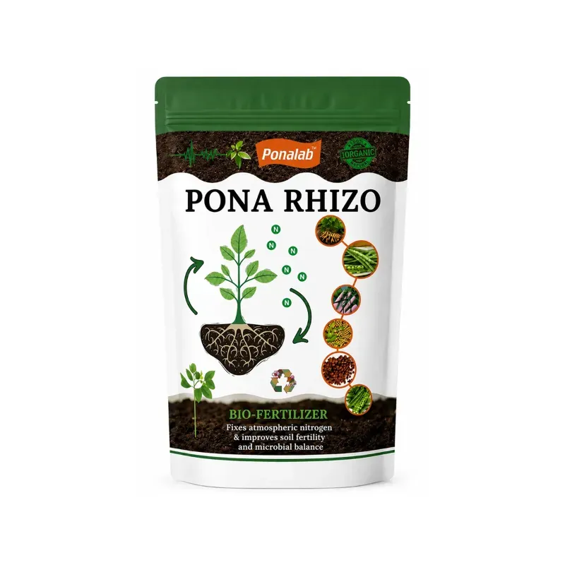 PONALAB PONARHIZO Powder (5 kg), Rhizobium spp. 5 x 10⁷ CFU/g Symbiotic Nitrogen-Fixing Bio-Fertilizer for Leguminous Crops