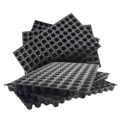 Siddhi Agritech 104 Cavities (Round Shape) Reusable Plastic Seedling Tray for Nursery and Gardening (Pack of 200 pieces)