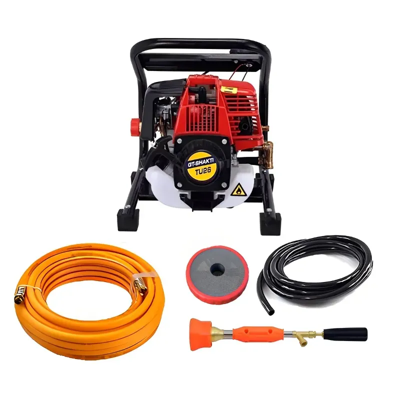 GT Shakti 26 CC Petrol Operated Portable Power Sprayer of 2 Stroke with Hose Pipe & Spray Gun