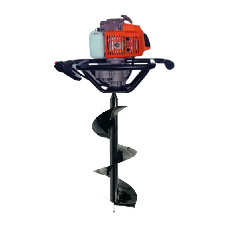 Latson EA82, 4 Stroke 82 CC Earth Auger/ Post Hole Digger Engine with 12 Inch Drill Bit