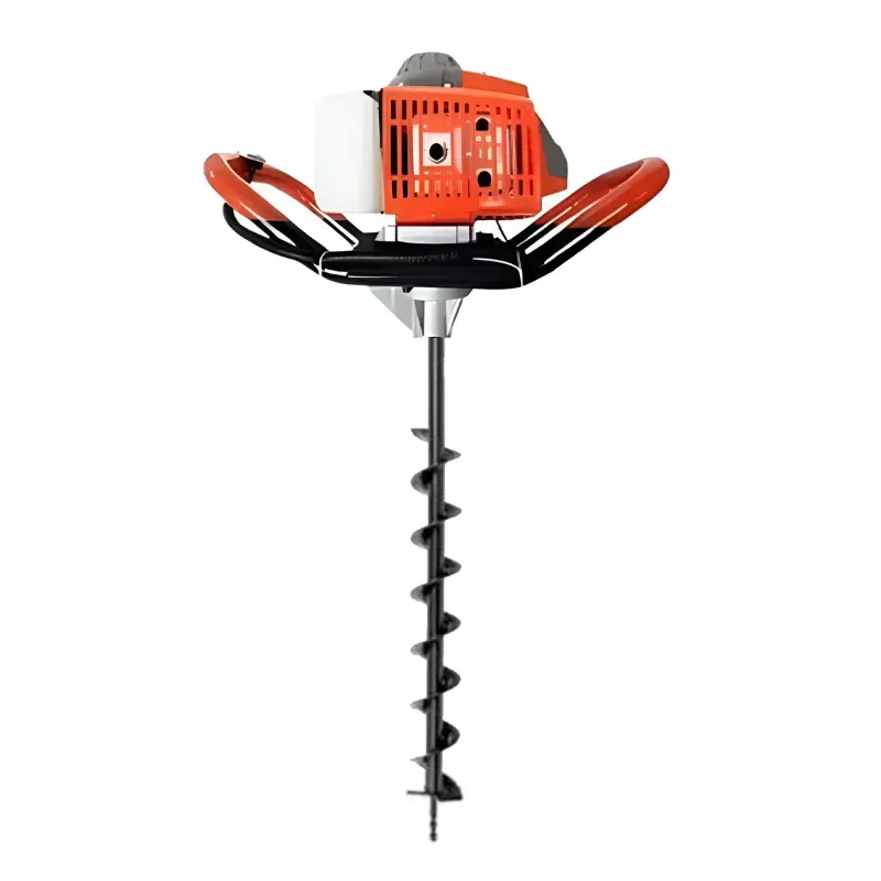 SPRAYMAN 68 CC Petrol Earth Auger with 2 Inch Bit, 2 Stroke Soil Drilling Machine SEA-7000