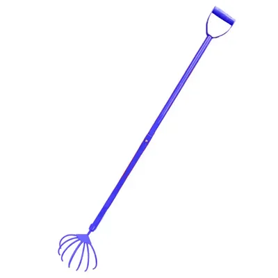 7 Tine Hand Cultivator With 4.25 ft Handle, For Weeding, Loosening Soil & Aeration (Weight 2 kg)