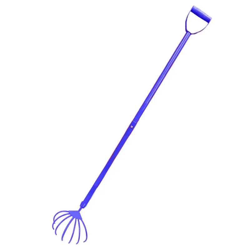 7 Tine Hand Cultivator With 4.25 ft Handle, For Weeding, Loosening Soil & Aeration (Weight 2 kg)