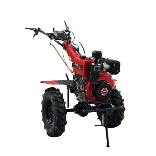 JEEKO 9 HP JT135DFE Diesel Power Weeder, Electric Start 4-Stroke Tiller with PTO Shaft