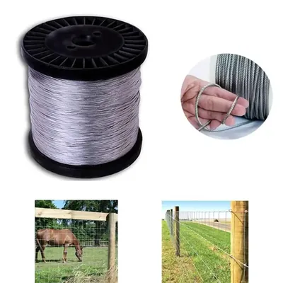 1.5 mm Thick Clutch Type Fence Wire for Zatka Machine (Size-1000 m)