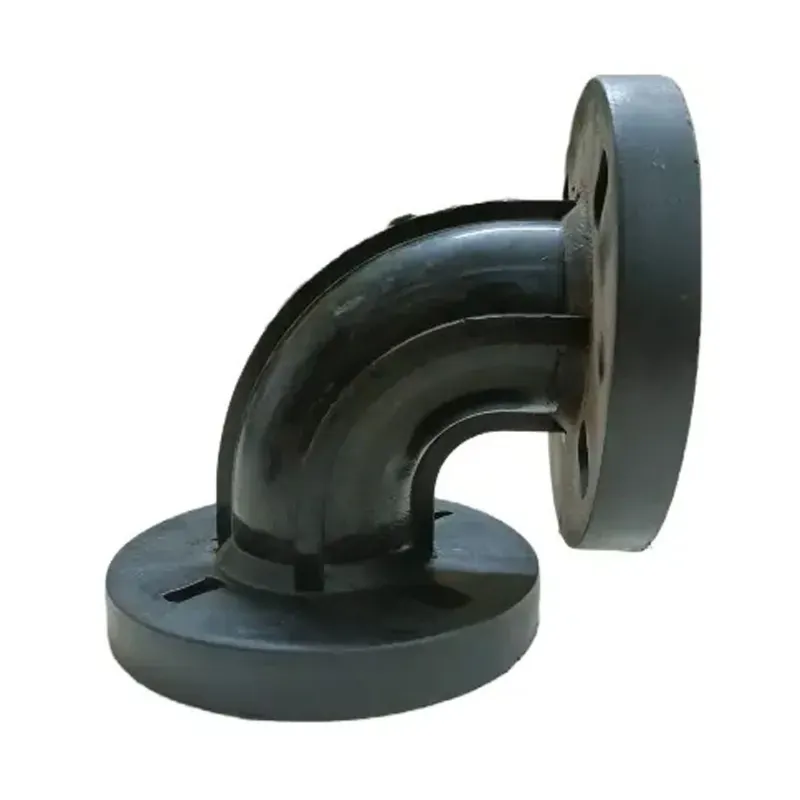 PP Flanged Bend Elbow 3 Inch*2.5 Inch For Pipe Fittings