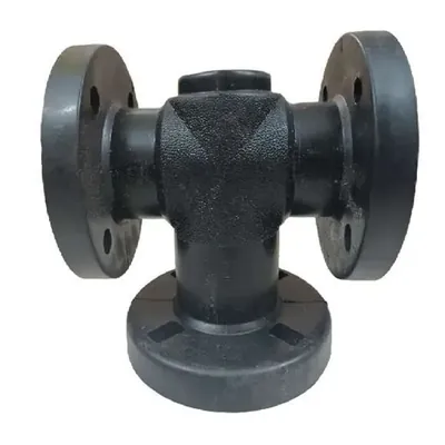 PP Flanged End Tee 4 Inch*3 Inch*3 Inch for Agricultural Purposes