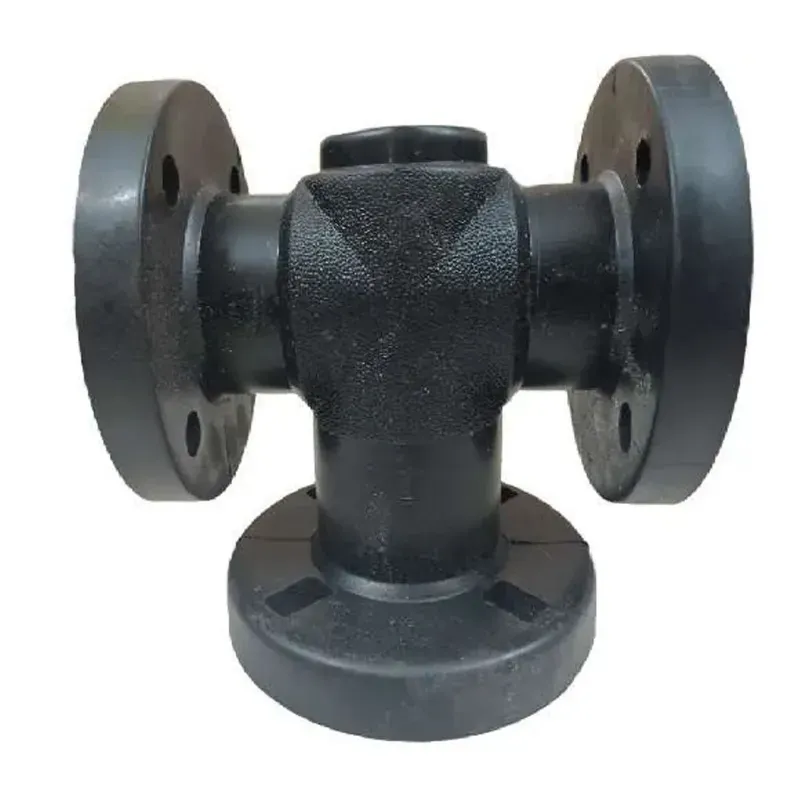 PP Flanged End Tee 4 Inch*3 Inch*3 Inch for Agricultural Purposes