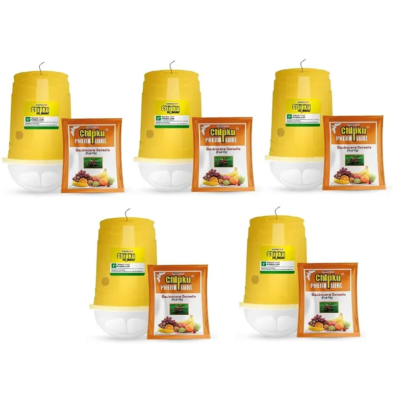 Chipku Pheromone Lure Fruit Fly Trap For Bactocera Dorsalis (Pack Of 20)