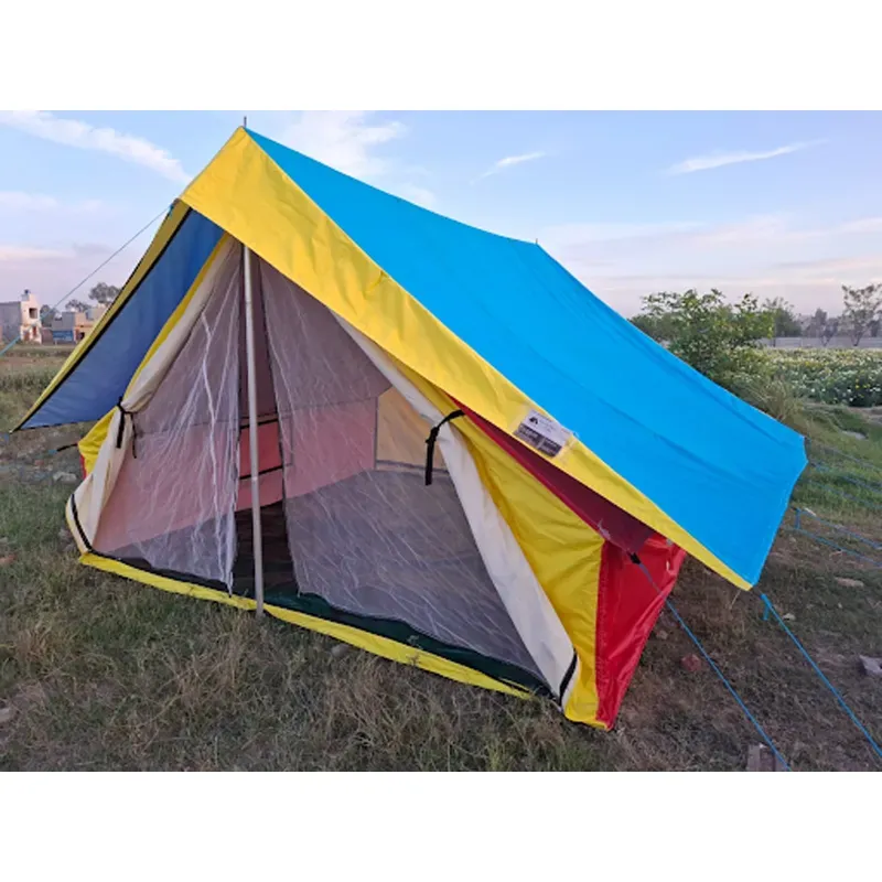 10 x 10 ft Lightweight Waterproof & UV Protected Canvas Camping Tent