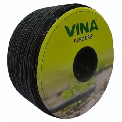 Vina 0.2_16 x 4 x 30 Flat Lateral Drip Tape (700 m), 16 mm 4 LPH Drip Line with 30 cm Spacing & 0.2 mm Wall Thickness