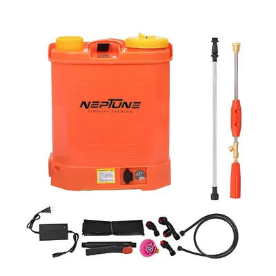 Neptune 20 L DK13/VN-13 Plus/IM-13 Plus Double Pump Knapsack Battery Sprayer with 12 V 12 Ah Battery