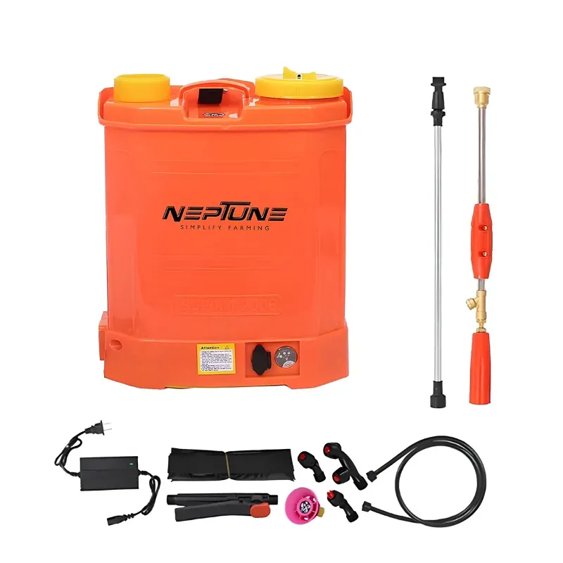 Neptune 20 L DK13/VN-13 Plus/IM-13 Plus Double Pump Knapsack Battery Sprayer with 12 V 12 Ah Battery
