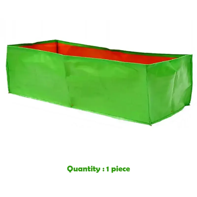 Gardeco 260 GSM UV Treated 36 x 18 x 12 Inch Rectangular HDPE Grow Bag for Home, Garden and Nursery (Quantity-1 piece)