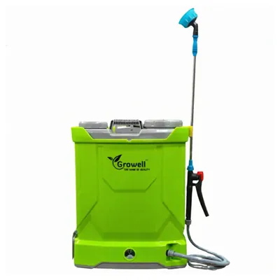 GROWELL Mosquler 12 V X 14 Ah, 20 L, Battery Operated Knapsack Sprayer with 3.4 kg Rechargeable Battery