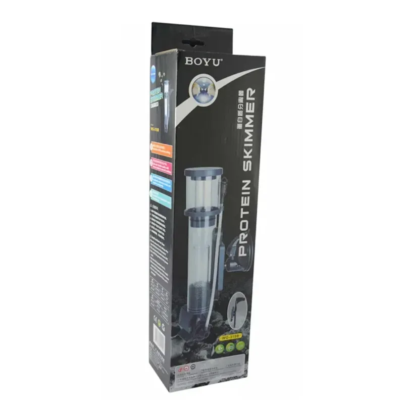 BOYU 7.5 W WG 318 100-150 L Protien Skimmer For Salt Water Marine Aquarium
