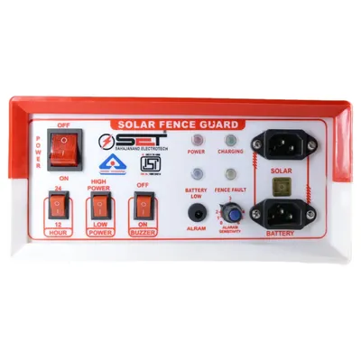 SET SAHAJANAND ELECTROTECH BIS Government Approved 10KV Solar Zatka Machine (Solar Fence Guard) To Cover 150 Bigha Land