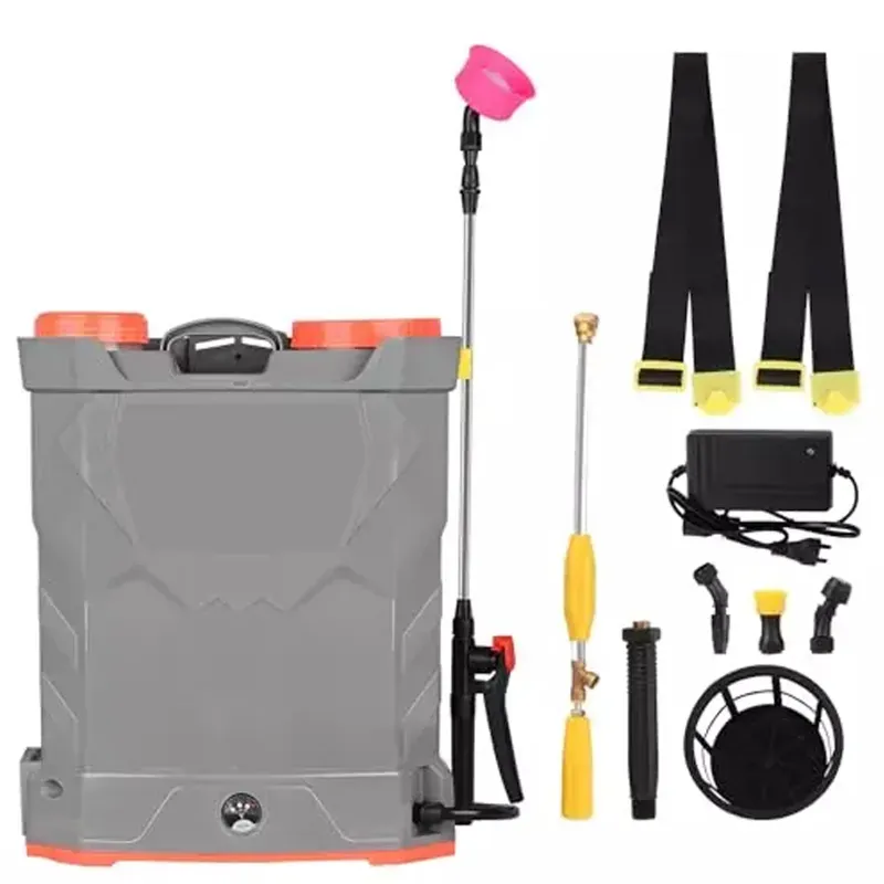 Giga Watts 20 Litre 12 V 12 Ah 2 in 1 Battery and Manual knapsack Spray with Double Motor (Pack of 1)