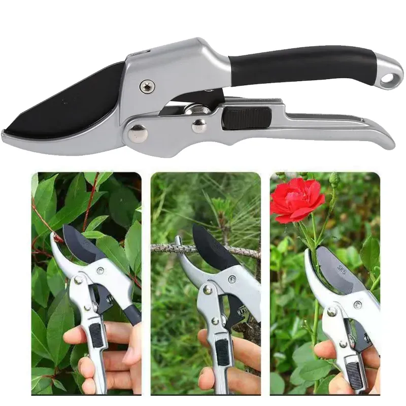 2 Pieces of Professional Stainless Steel Secateurs/Pruning Shears/Tree Cutting Tool for Gardening Purposes