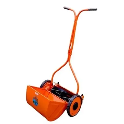 Unison Heavy Duty 14 Inch Steel Frame Wheel Type Push Mower, Ideal for grass cutting, Trimming