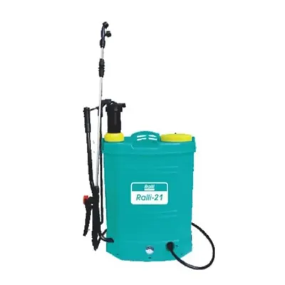 Ralli 18 L 2 in 1 Manual and Battery Sprayer, With 12 V/8A Battery For Agriculture & Gardening Purpose