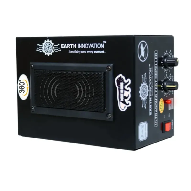 Earth Innovation Ultrasonic Shield Rat and Rodent Pest Repeller, up to 2500 square feet Area Coverage, FS-25
