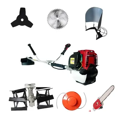 RBD 5-in-1 Petrol Brush Cutter 50 CC 4-Stroke Multi-Functional Garden Power Tool