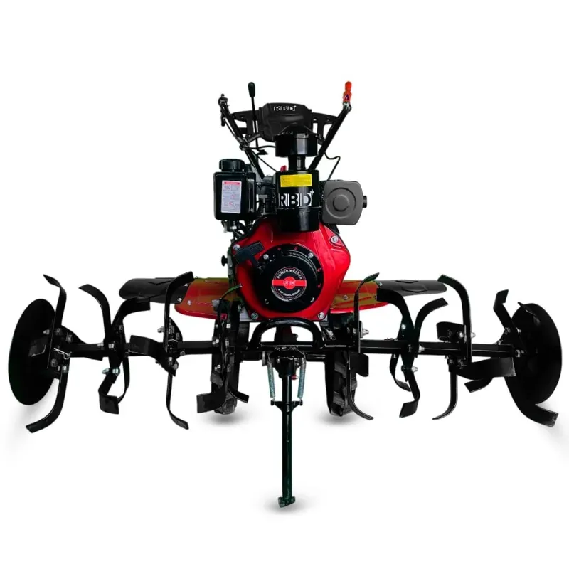 RBD 6 HP 4-Stroke Diesel Power Weeder & Tiller Machine with 40-Inch Working Width