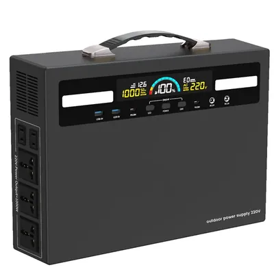 Giga Watts 1000 W FGPM-1000C Portable Solar Power Station 960Wh Lithium-ion Battery Generator for Outdoor Camping and Home