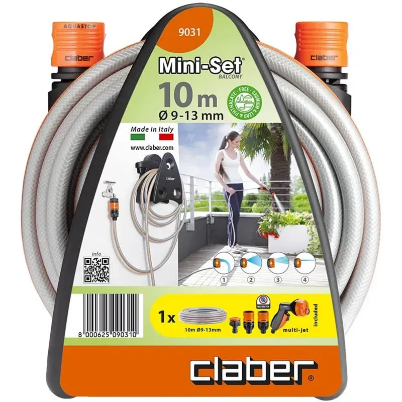 My Irigacio World Claber Ready to use Mini Balcony Set with 10 m hose pipe