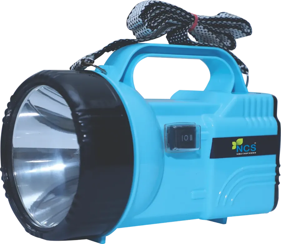 Noble Crop Science Aura Rechargeable 40/W Laser Light Garden Torch with 6000 mAh Lithium-Ion Battery, 1.2 Km Light Focus Range