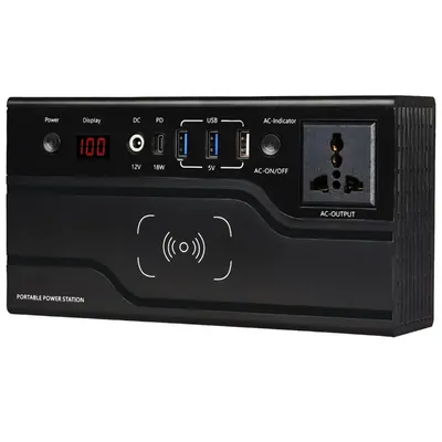 Giga Watts 200 W FCP200 x Portable Power Station 130Wh Lithium-ion Battery Solar Generator for Outdoor, Camping and Home