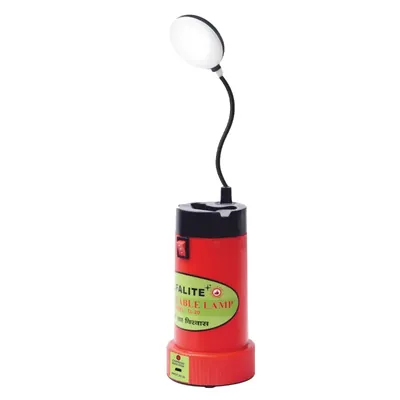 ALFALITE TL‑20 Rechargeable LED Study Lamp Portable, Energy-Efficient & Eye-Friendly for Home and Camping Usage