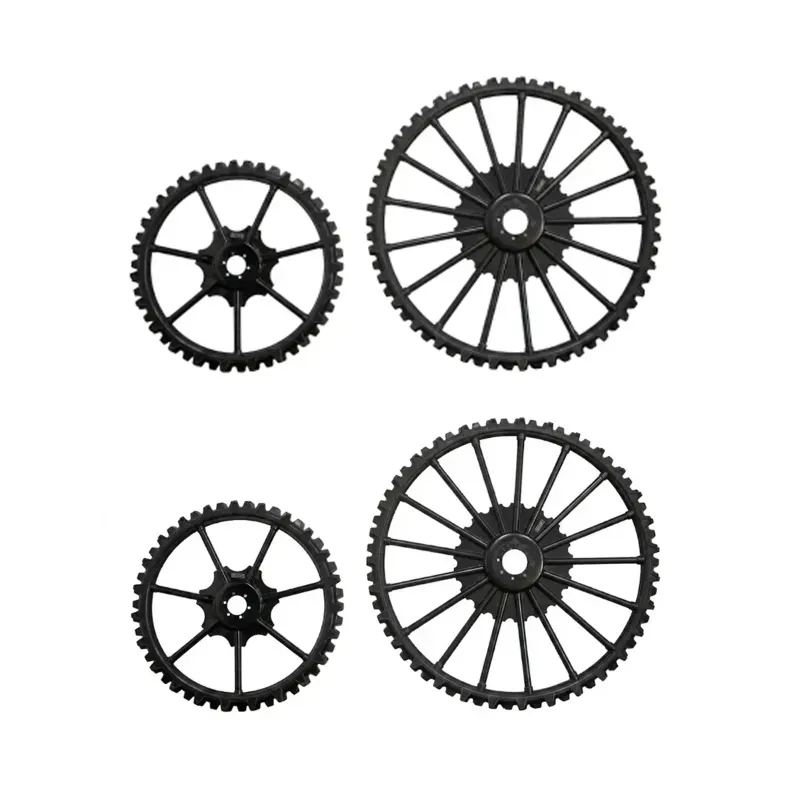 Dollss Soild Narrow Tractor Wheel Set, 1300*100 mm Front & 1800*100 mm Back for Boom Sprayer & Farming
