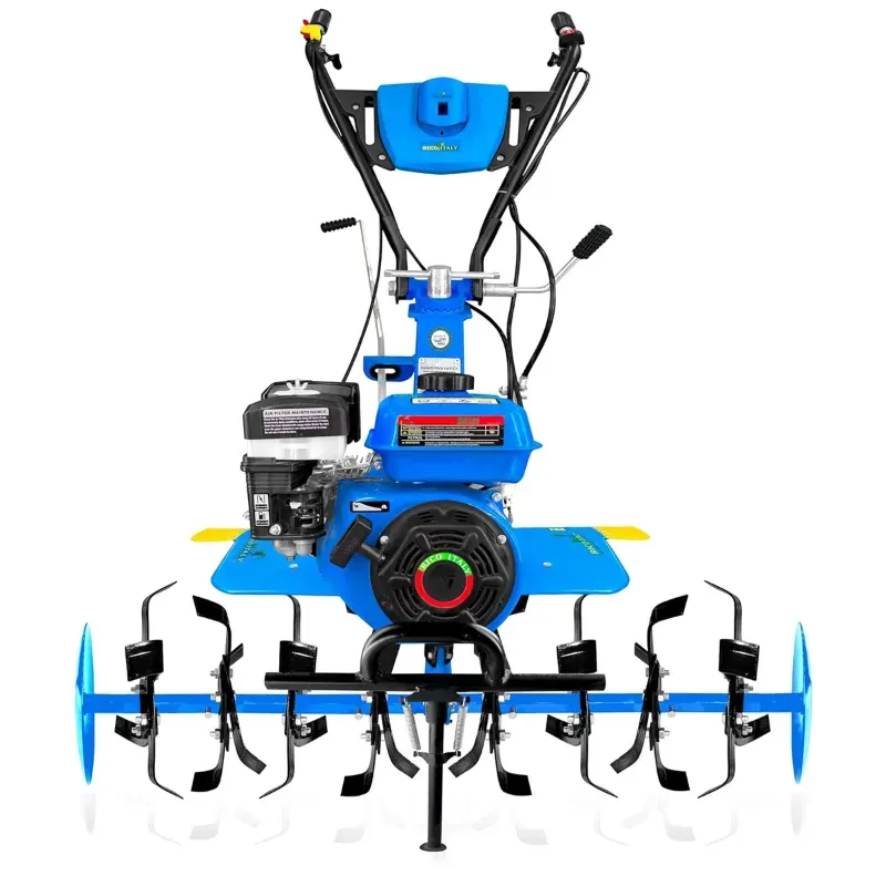 AIVA ITALY 8 HP AV-500H (DON) 4 Stroke Power Weeder/Tiller with AIR Cooled Petrol Engine, Suitable for Agricultural Crop