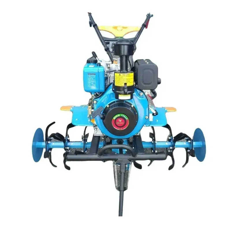 AIVA ITALY 8 HP AV 500 J+ (178F) 4 Stroke Electric Plus Recoil Start Power Tiller, Suitable for Weeding in All Types of Agriculture Crops