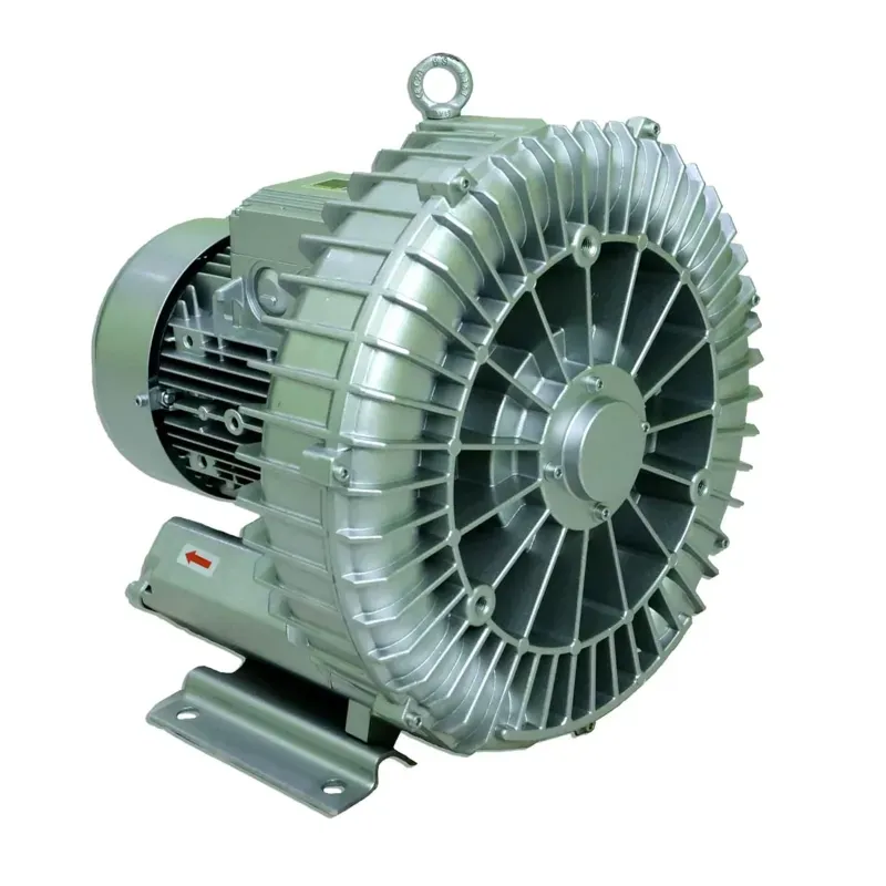 Heavy Duty 11 HP/8 kW Three Phase Single Stage Ring Blower With 210mbar Pressure For Agitate & Aerate Water
