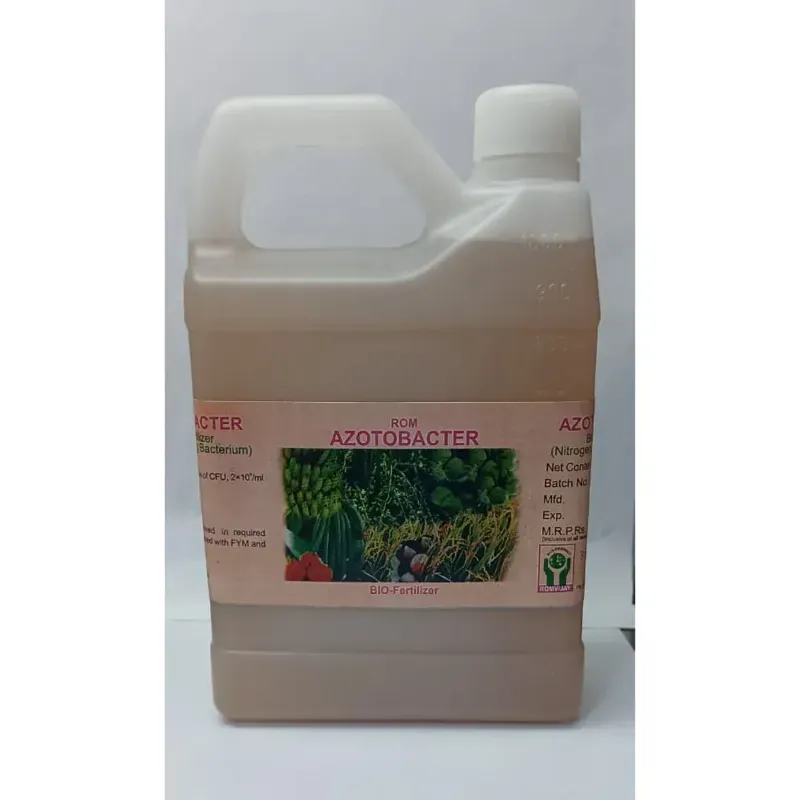 ROM Azotobacter Organic Biofertilizer, Enhances Soil Fertility and Improves Soil Structure, 1 Litre