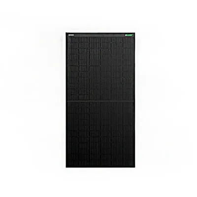 Waaree 400 W Monocrystalline Solar Panel PV Module (WSMDi-400) All Black MBB Half Cut PERC for Residential Rooftop