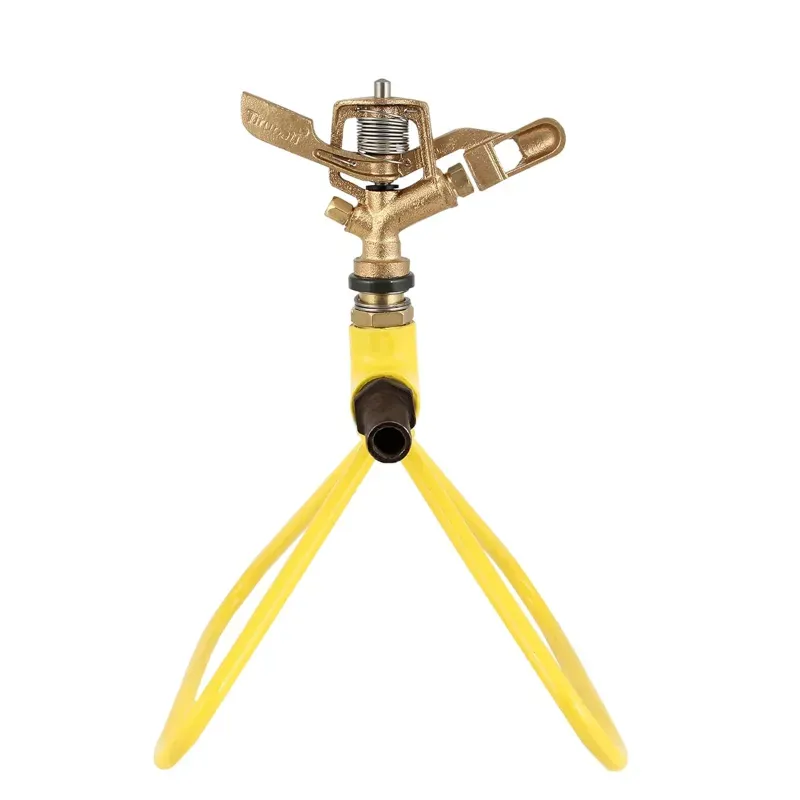 PPL AGRO 360 Degree Rotating Automatic Garden Brass Sprinkler with Stand for Agriculture and Garden