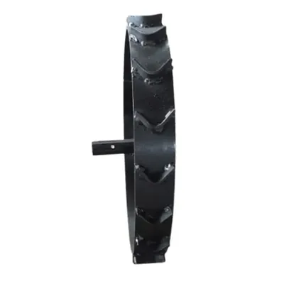 Mild Steel 1 Pc 21 Inch Big Iron Wheel for 7 to 12 HP Diesel Power Tiller (Wheel Type-Right Wheel)