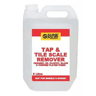 Surie polex 5 Litre Tap & Tile Scale Remover For Ceramic, Stainless Steel, Plastic, Glass & Chrome Plated Items