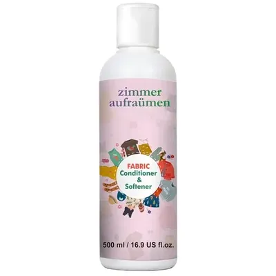 Zimmer Aufraumen 500 ml Fabric Conditioner & Softener for Cotton, Linen, Delicate Fabrics, Rayon, Satin, Lycra
