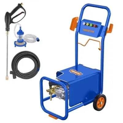 Wadfow 90 Bar, 2000 W, Copper Induction Motor High Pressure Washer With Accessories (WHP2A01)