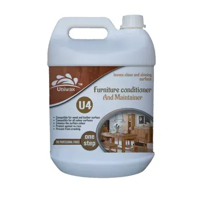 Uniwax 5 Litre U4 Furniture Conditioner & Maintainer