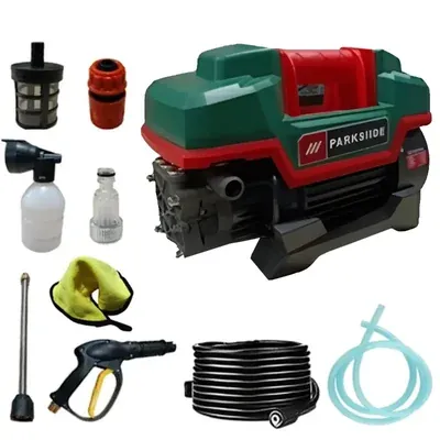 Parksiide 240 Bar, 2400 W High Pressure Washer With 9 Required Accessories