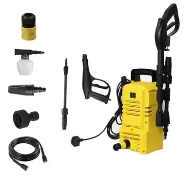 MEDAS 1400 W 5 LPM WTP1400CW High Pressure Washer 105 Bar Portable Car Washer with 5 m Hose & Detergent Tank